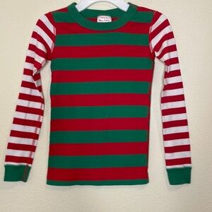 Hanna Andersson Red Green White Long Sleeve Thermal Size 8 / 130